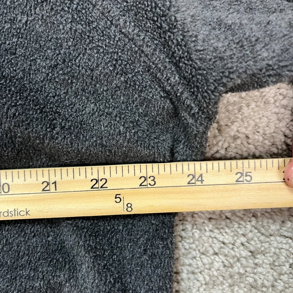 Woolrich‎ Jacket Mens Large Charcoal Gray Heathered Long Sleeve Full Zip Fleece